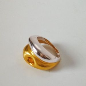 New Madewell mixed metal Sestina Ring Set 6 7 8